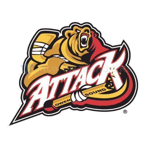 Owen Sound Attack Iron-on Stickers (Heat Transfers)NO.7372